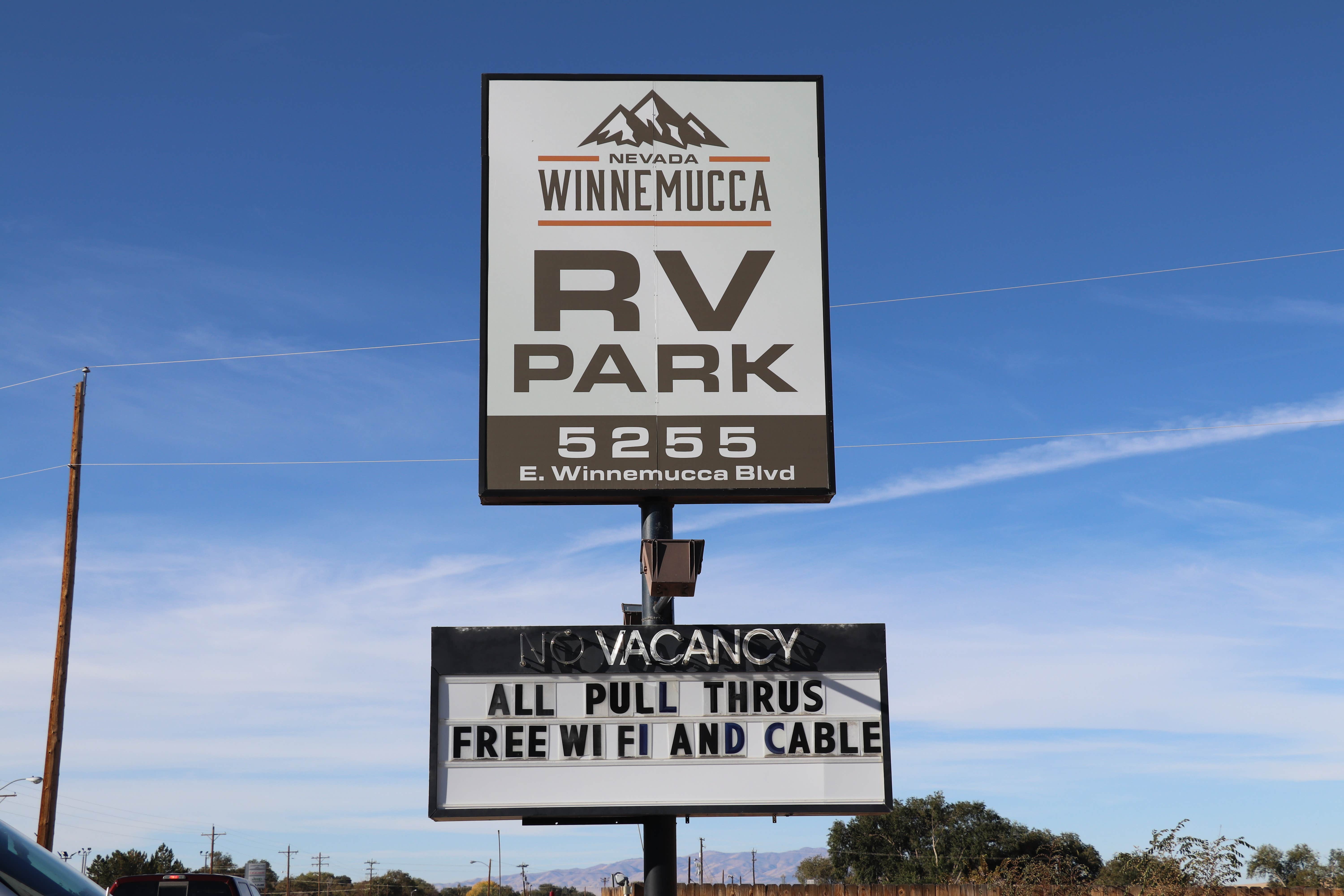 Camping near Cooper Cove: Winnemucca RV Park, Winnemucca, Nevada