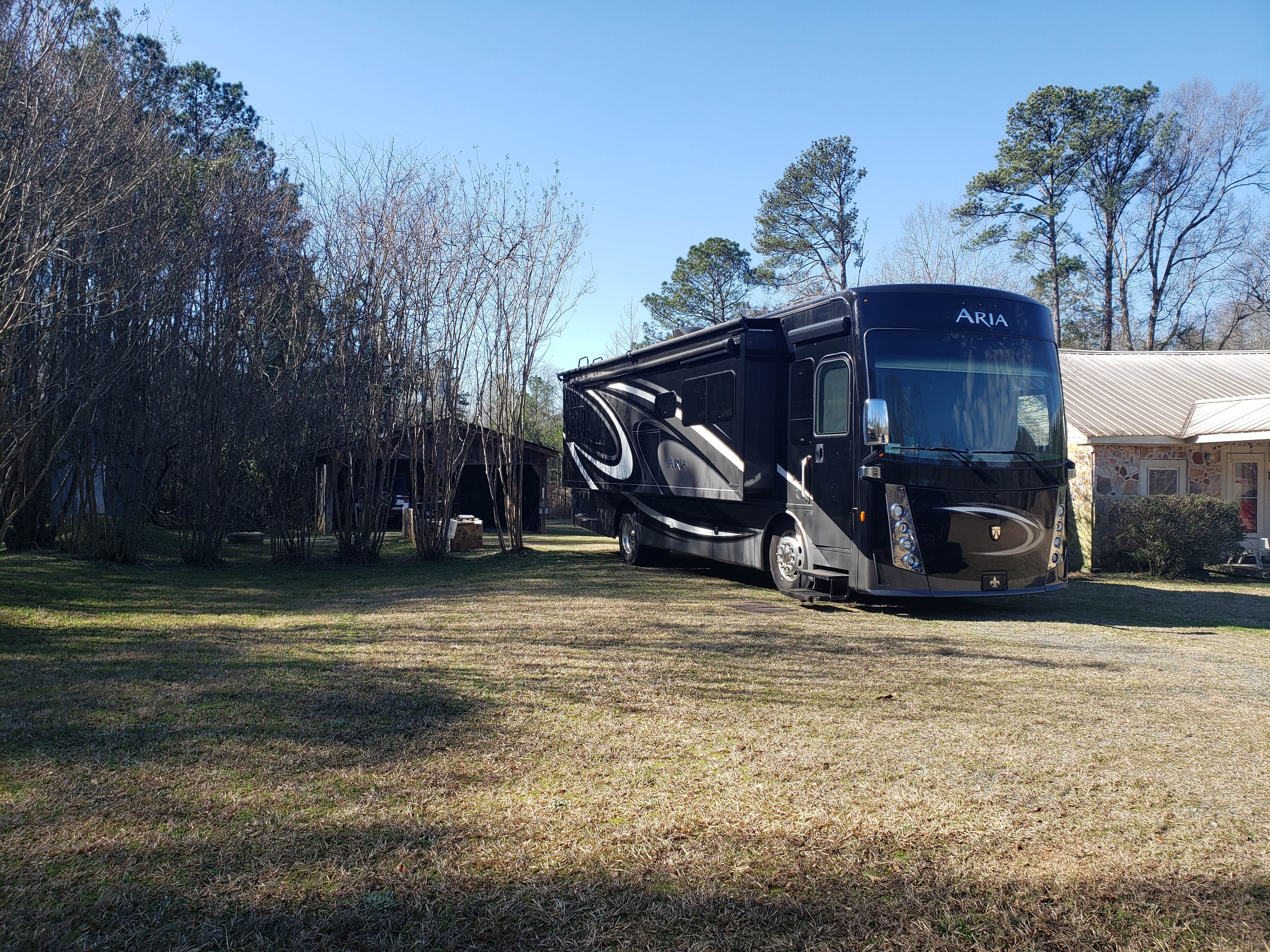 Terri G.'s photo of rv camping at 20 private acres in Woodland, GA near Molena, GA