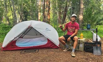 Camping near Thousand Island Lake Backcountry: Bolsillo Campground, Mono Hot Springs, California