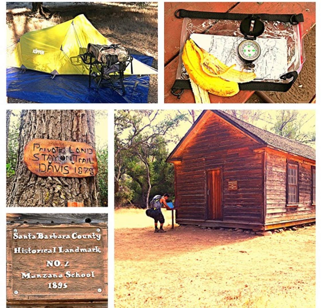 Wutang P.'s photo of tent camping at Manzana Campground near Summerland, CA