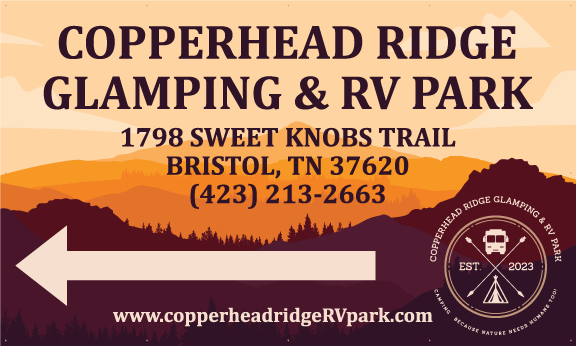 Camper submitted image from Copperhead Ridge Glamping & RV Park - PERMANENTLY CLOSED - 1