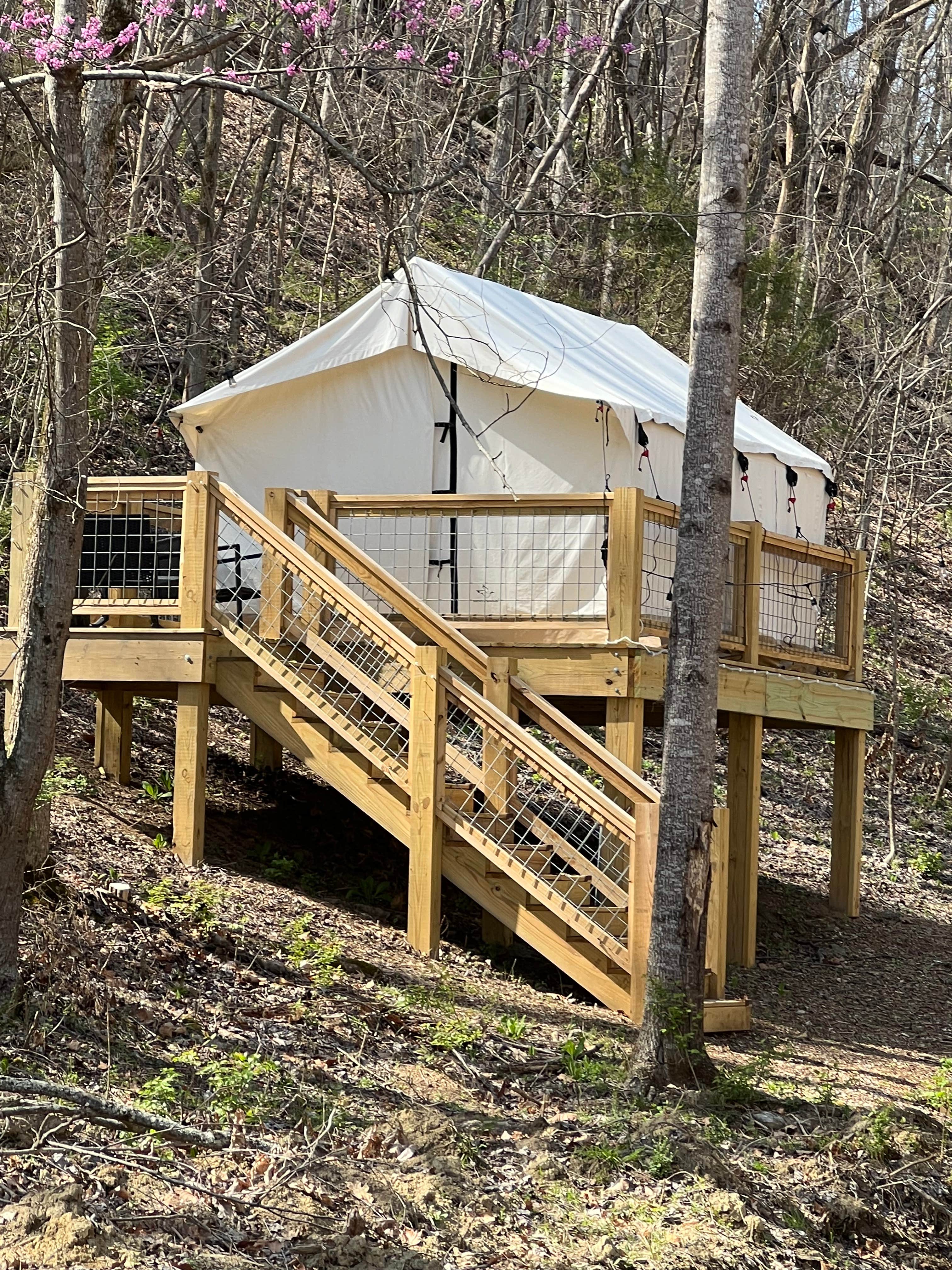 Copperhead Ridge Glamping & RV Park's photo of glamping accommodations at Copperhead Ridge Glamping & RV Park - PERMANENTLY CLOSED near Kingsport, TN