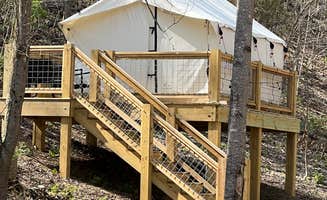 Copperhead Ridge Glamping & RV Park's photo of glamping accommodations at Copperhead Ridge Glamping & RV Park - PERMANENTLY CLOSED near Pennington Gap, VA