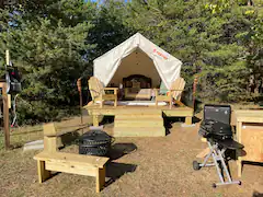 Camper submitted image from Persimmon Farm Tent - 1