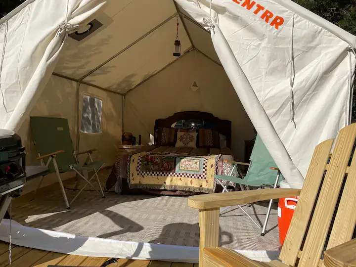 Camper-submitted photo at Persimmon Farm Tent near White Stone, SC