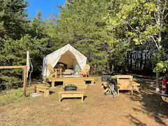 Camper-submitted photo at Persimmon Farm Tent near White Stone, SC