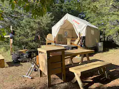 Camper-submitted photo at Persimmon Farm Tent near White Stone, SC