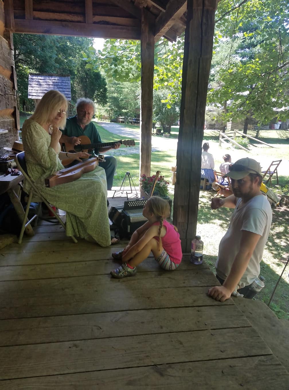 The wonderful folks at the history village sang a song for our daughter, awesome place!
