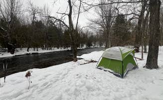 Keith P.'s photo of tent camping at Someday Happens River Retreat near West Chazy, NY