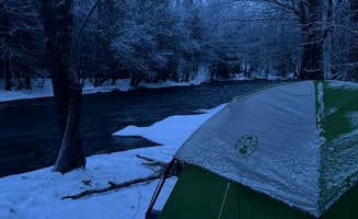 Keith P.'s photo of tent camping at Someday Happens River Retreat near Mooers Forks, NY