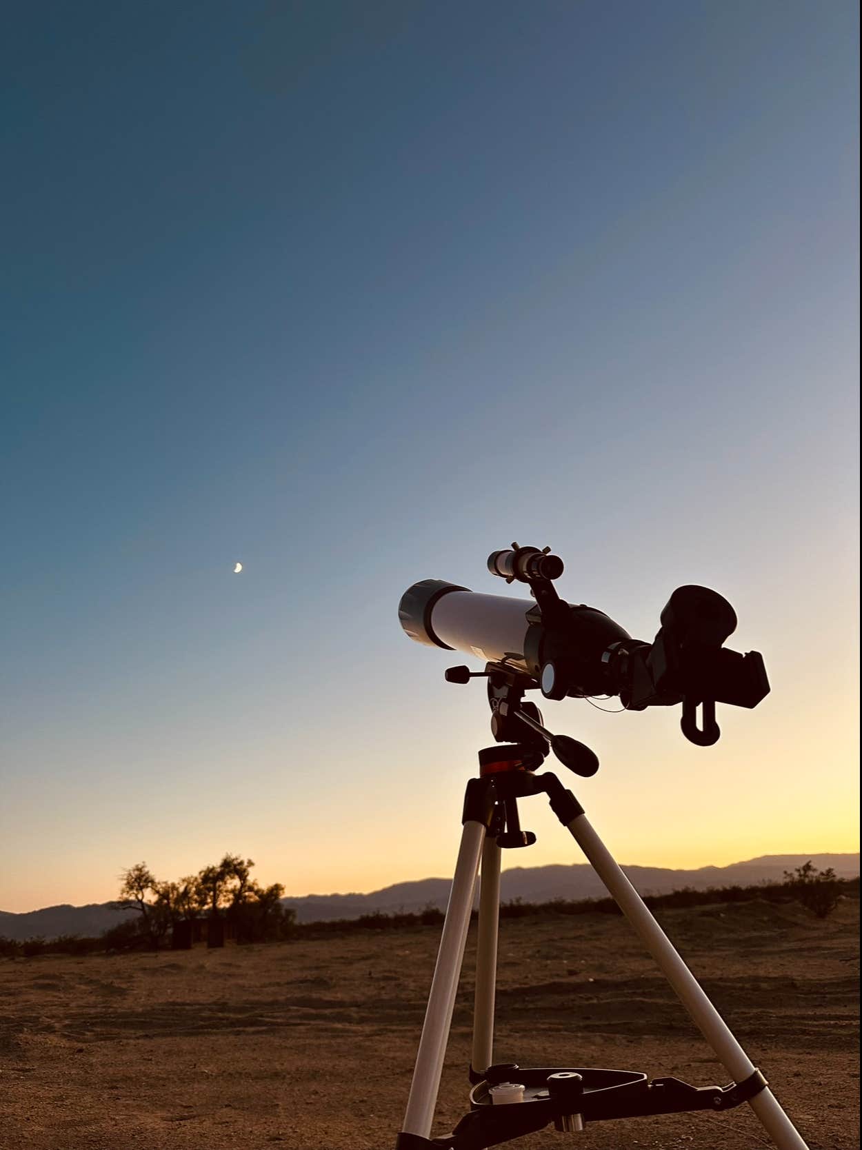 Camper-submitted photo at Sunset views wonder valley near Joshua Tree National Park