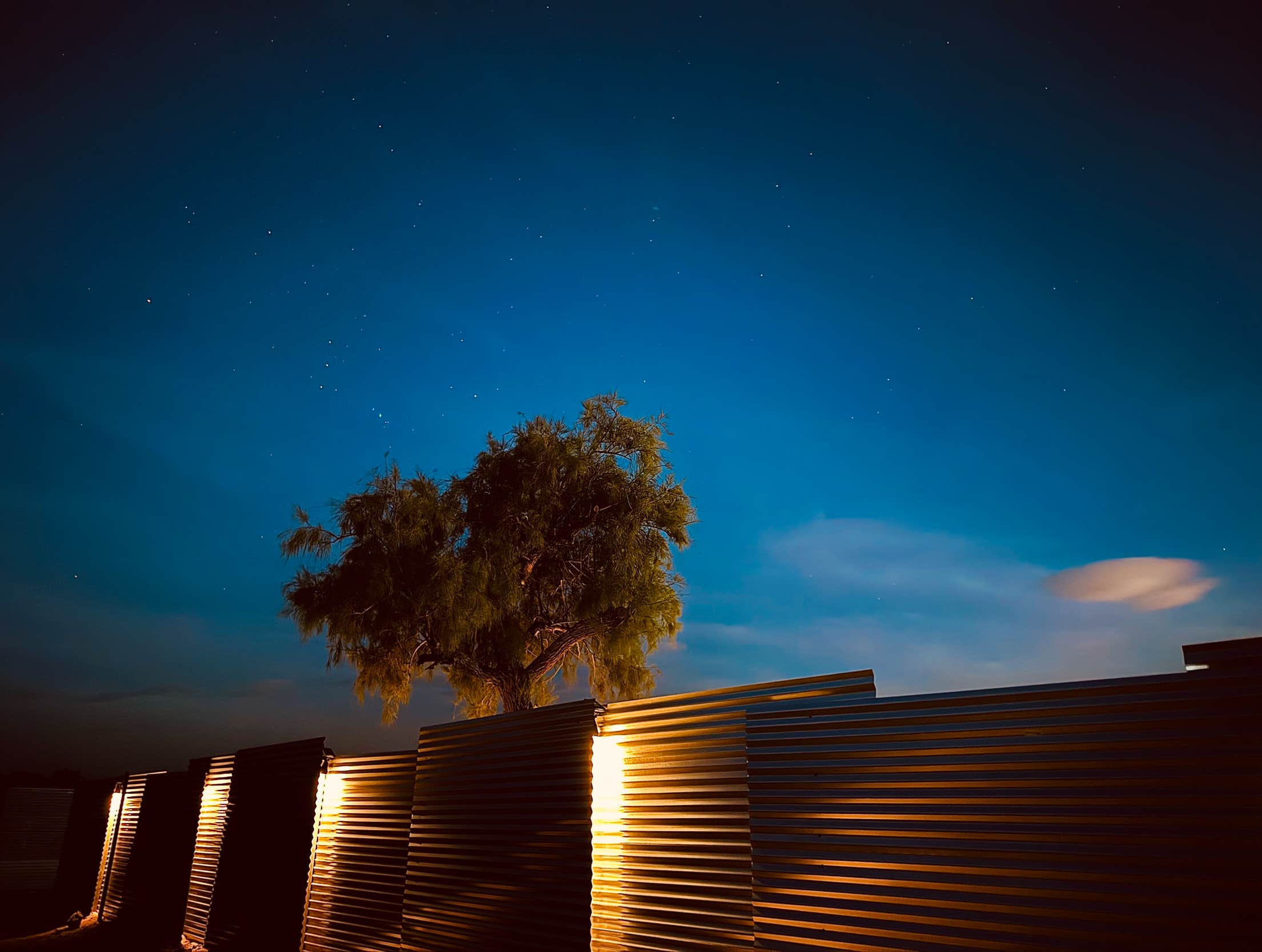 Camper-submitted photo at Sunset views wonder valley near Joshua Tree National Park