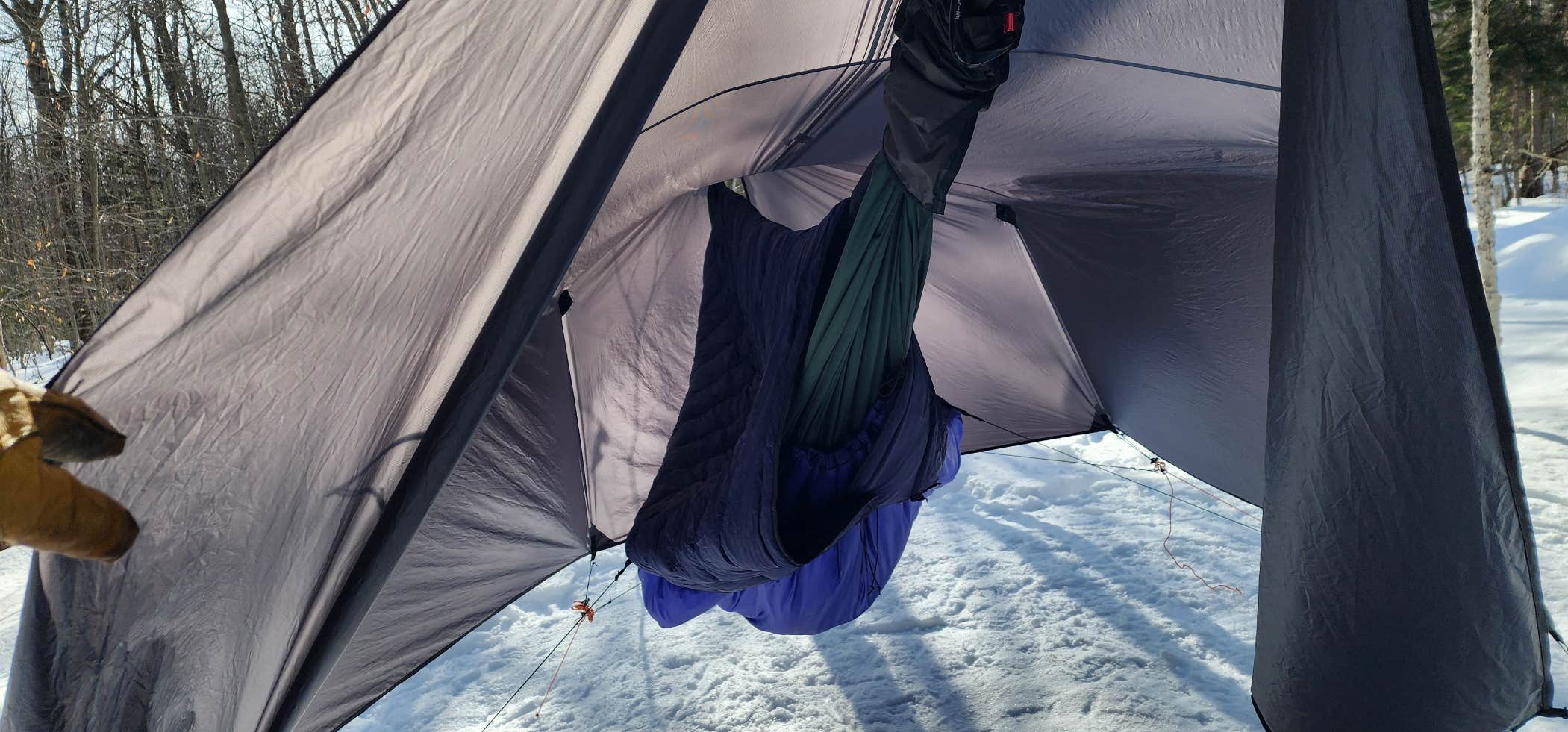 Miccal  M.'s photo of tent camping at Stratton Pond Shelter near Whately, MA