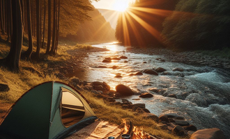 Camping near Iron City RV Park: Someday Happens River Retreat, Mooers Forks, New York