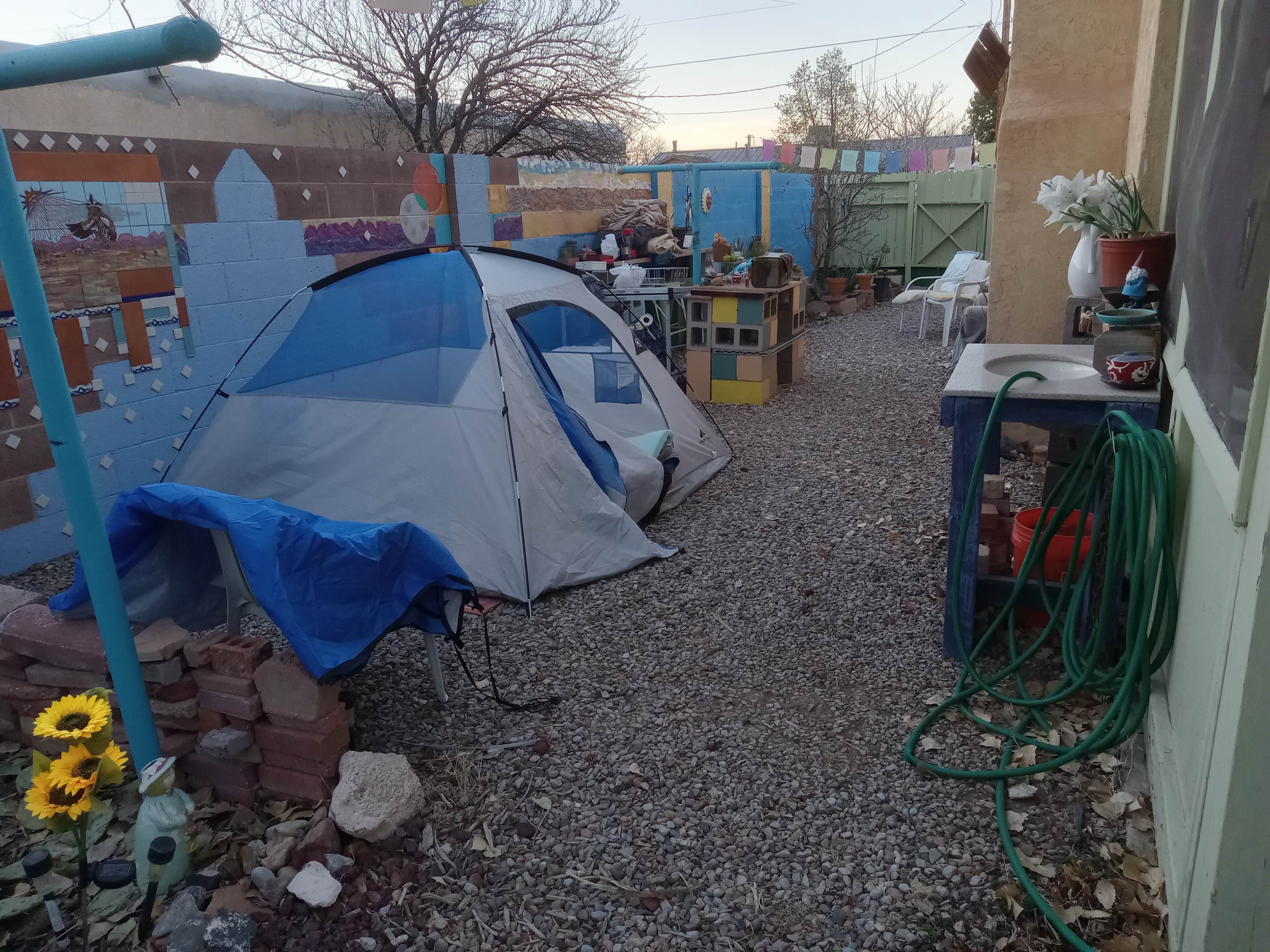 Jayston M.'s photo of tent camping at Mother Bosque Gardens near Cibola National Forest and National Grasslands