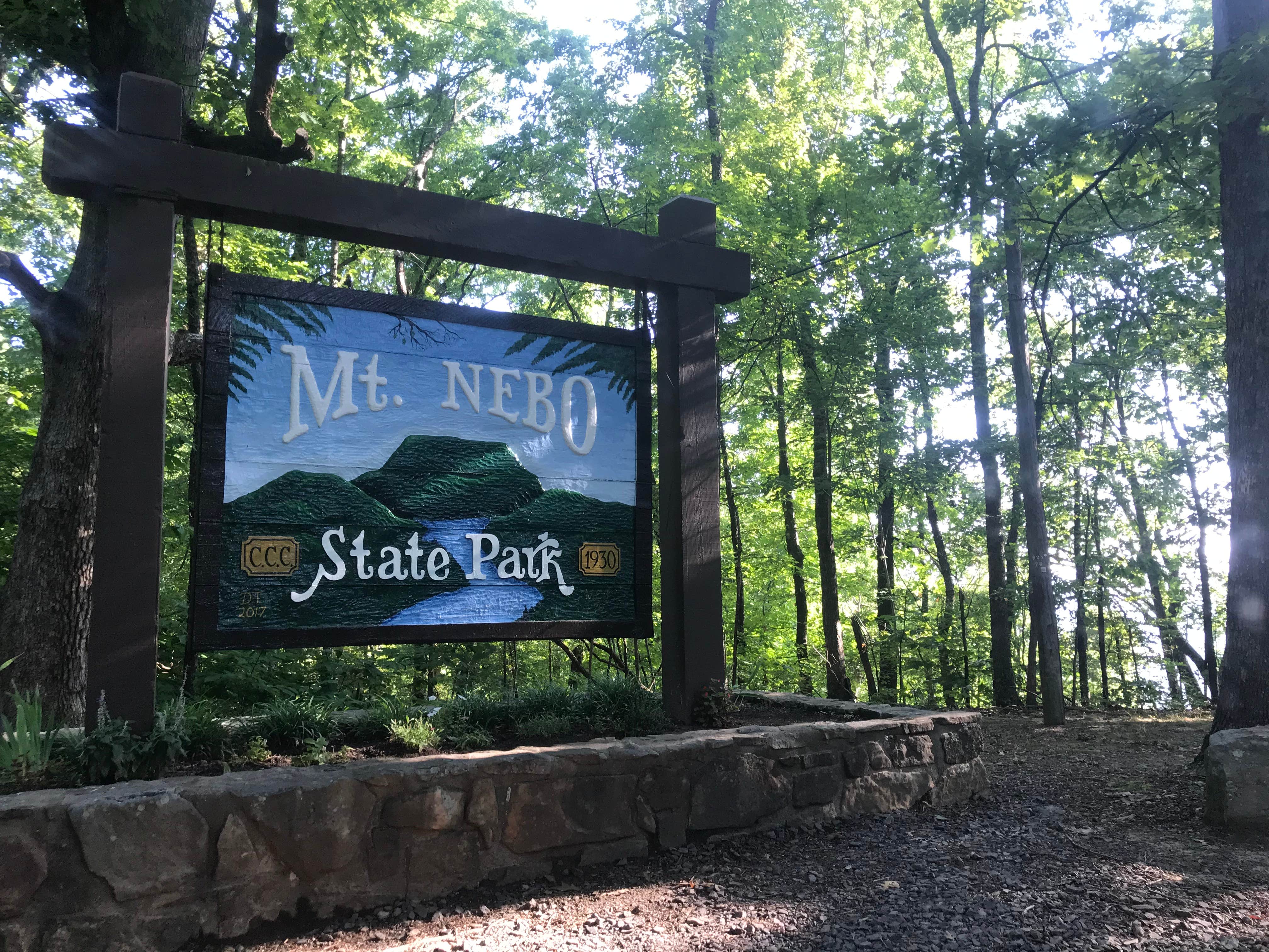 Camper-submitted photo at Mount Nebo State Park Campground near Ozark-St. Francis National Forests
