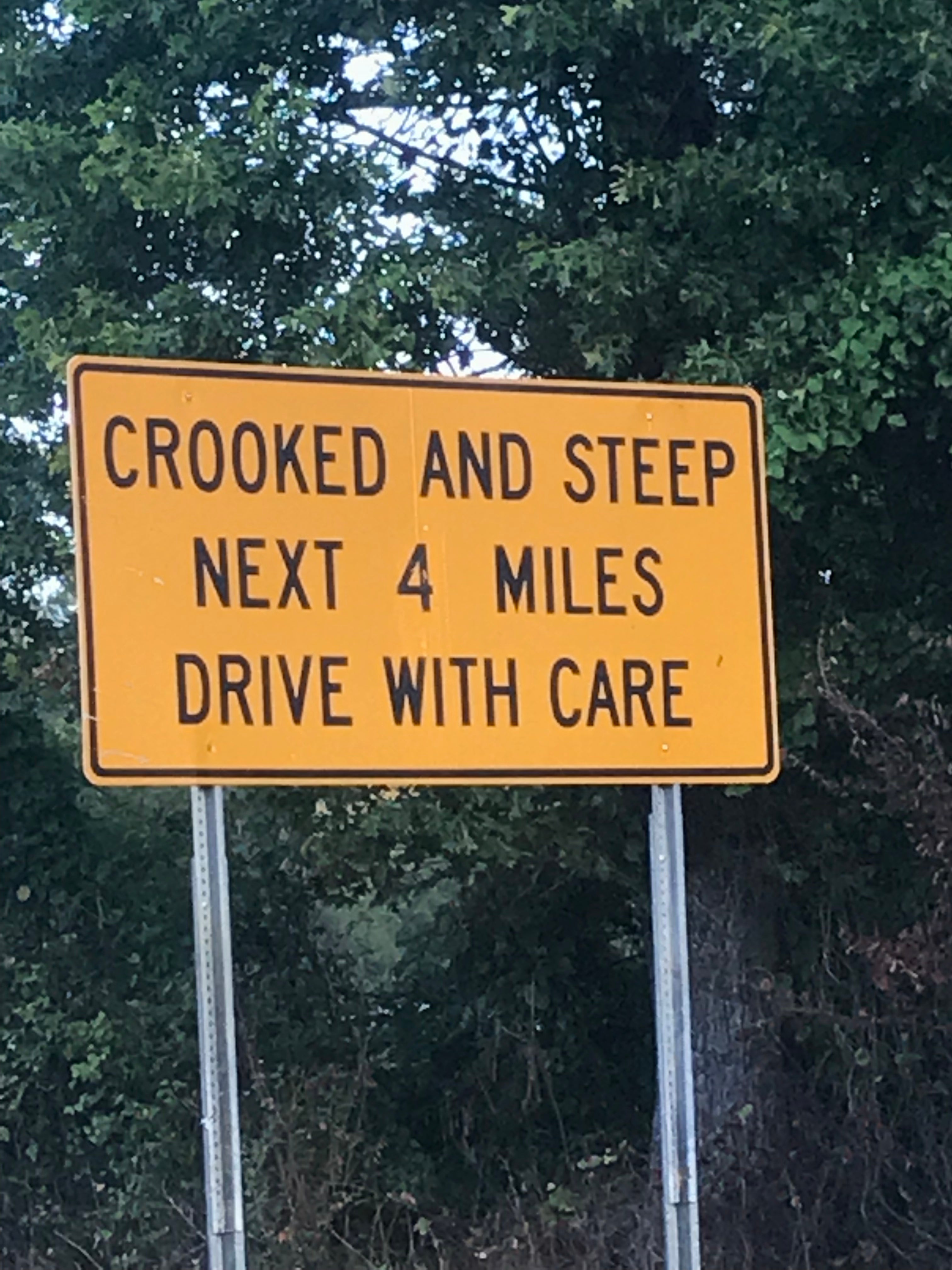 An accurate road sign