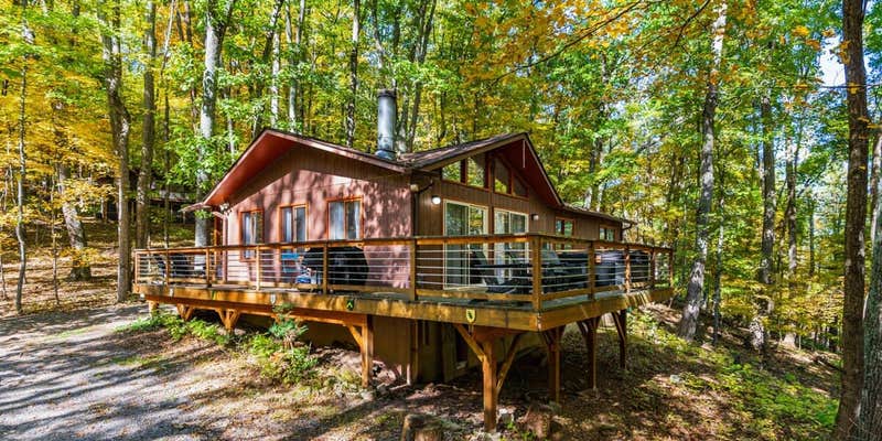 Camper submitted image from Hot Tub, Large Deck, Grill, WiFi, Resort Amenities