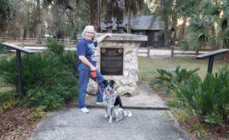 Larry M.'s photo of camping with pets at Dogwood Campground — O'Leno State Park near Lake Butler, FL