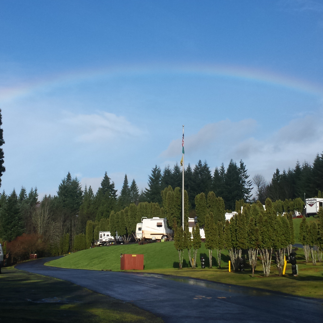 Camper-submitted photo at Mt. St. Helens RV Park near Silverlake, WA