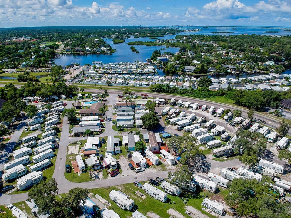 Camping near Encore Holiday Travel Park: Bay Aire 55+ RV Park, Palm Harbor, Florida
