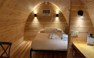 Stefan K.'s photo of glamping accommodations at Cherry Hill Park near Bethesda, MD