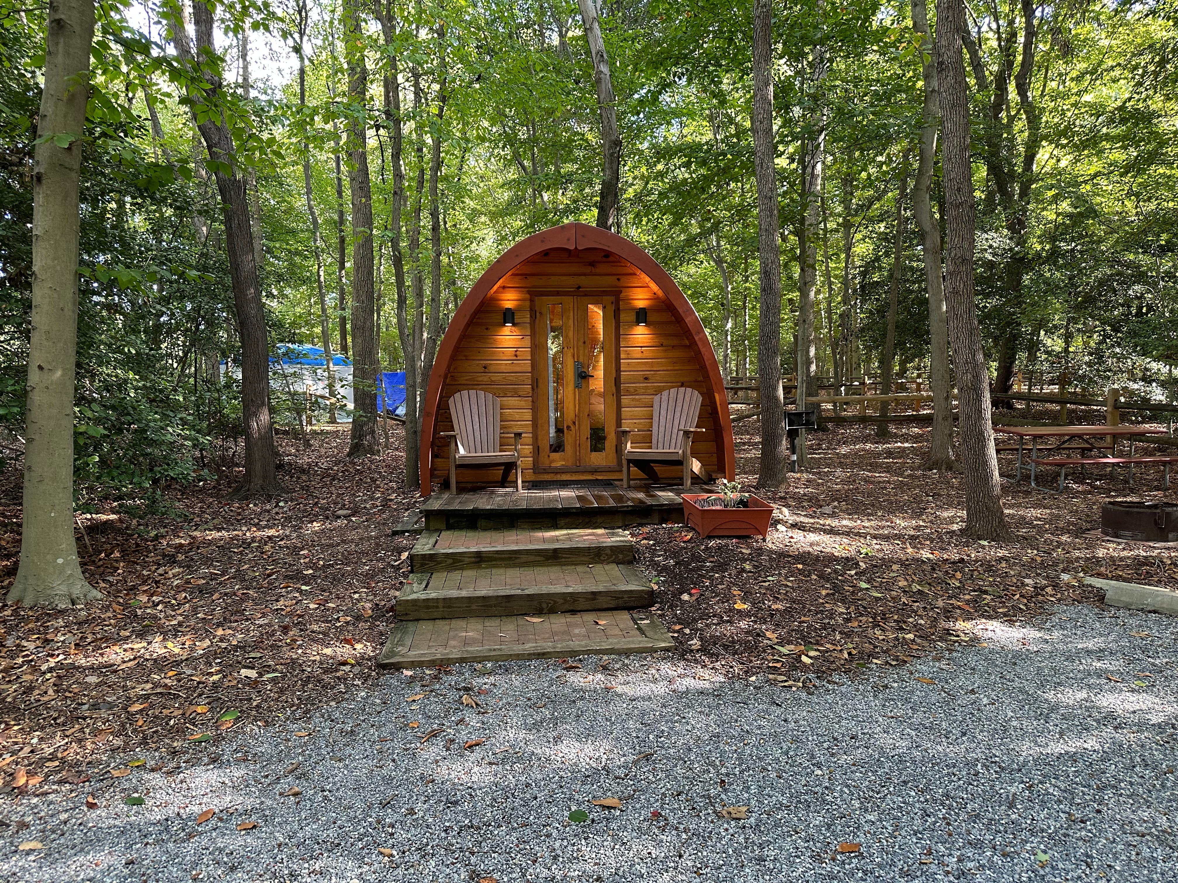 Stefan K.'s photo of a cabin at Cherry Hill Park near Vienna, VA