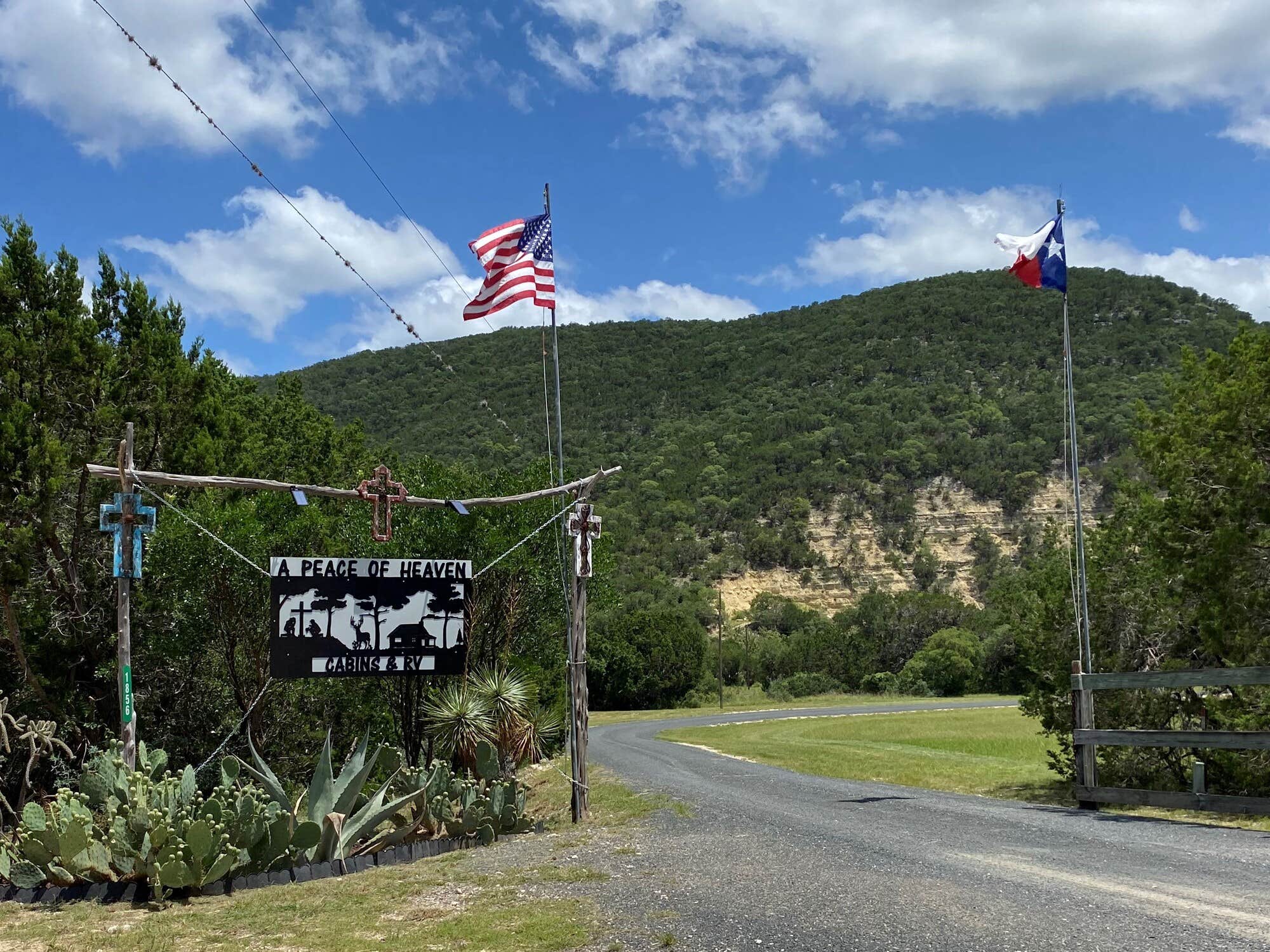 Camper-submitted photo at A Peace Of Heaven Cabins and RV Park, LLC near Vanderpool, TX