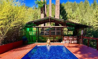 Camping near Casini Ranch Family Campground: Glamping in the Redwoods 🐶🐕💃🕺🏼, Occidental, California