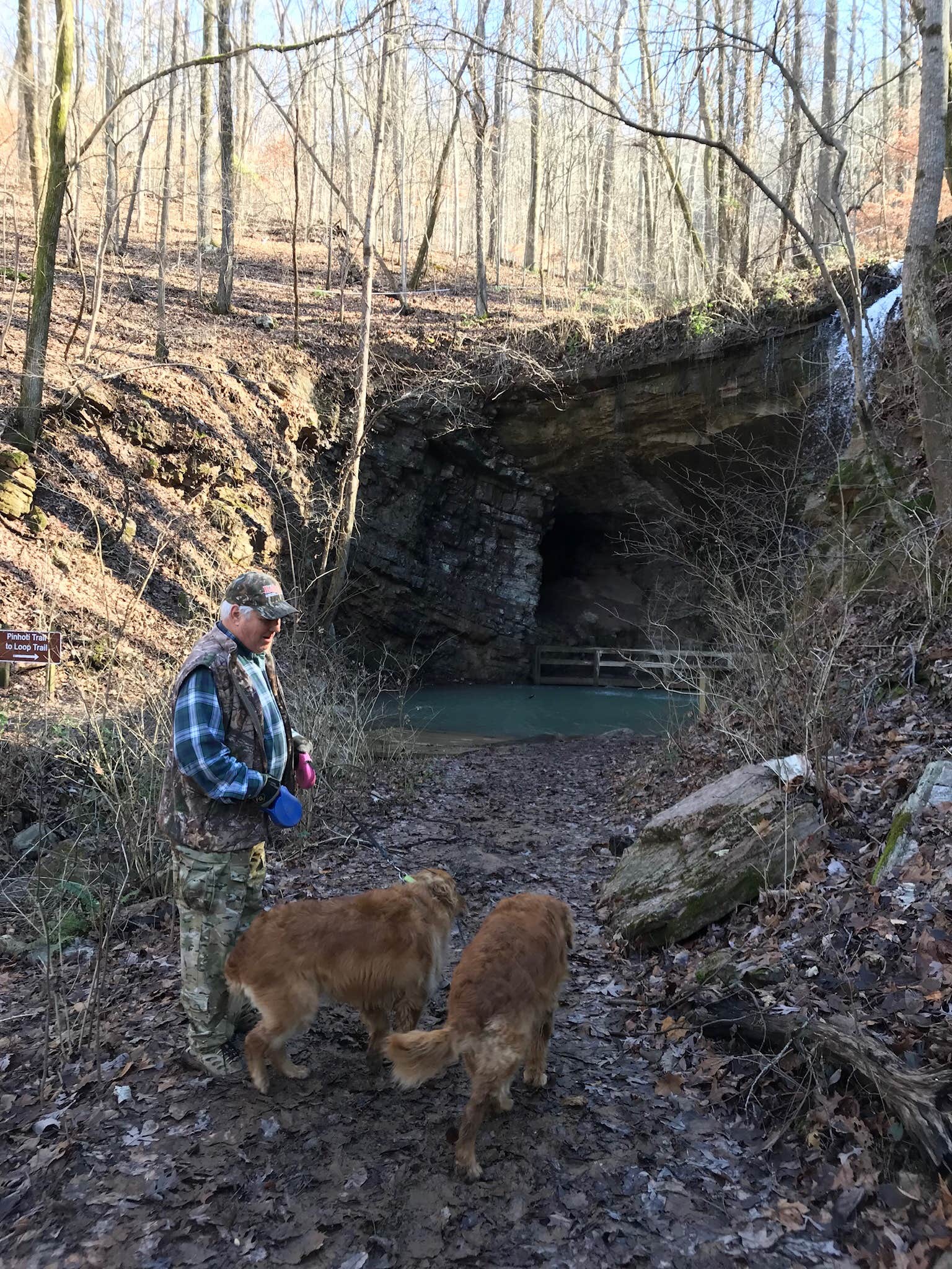 Liz H.'s photo of camping with pets at James H 'Sloppy' Floyd State Park Campground near Menlo, GA