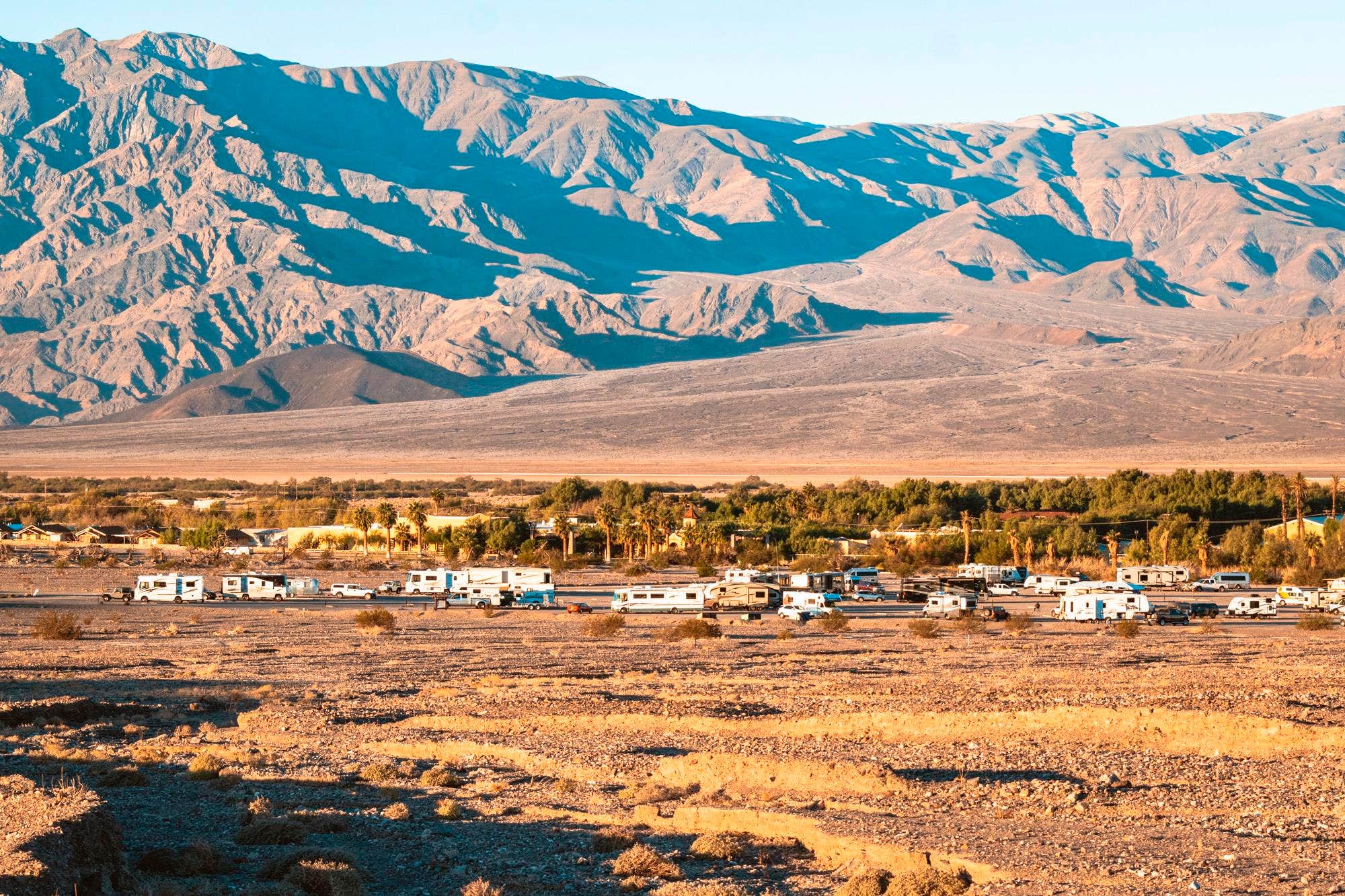 Camping near Stovepipe Wells Village RV Park — Death Valley National Park: Sunset Campground — Death Valley National Park, Amargosa Valley, California