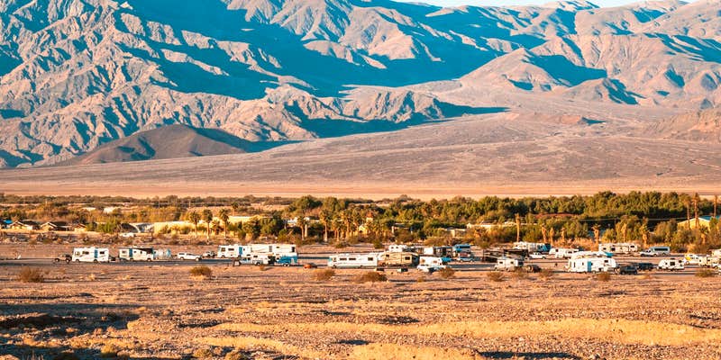 Camper submitted image from Sunset Campground — Death Valley National Park