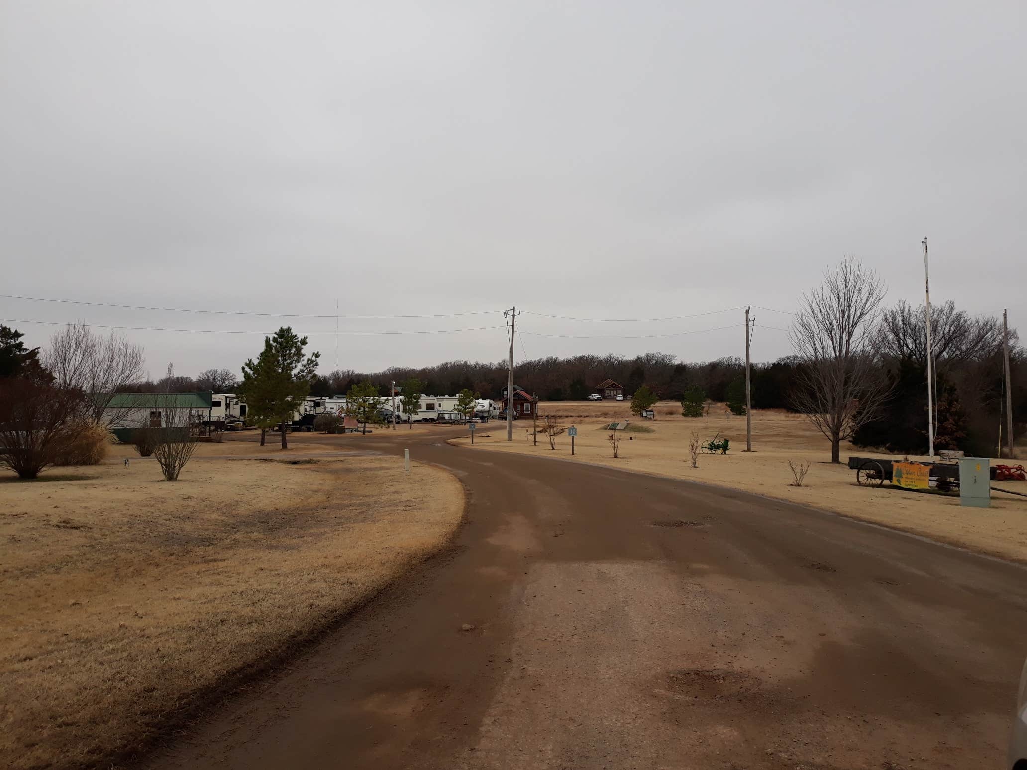 Camper-submitted photo at Cedar Crest RV park near Burbank, OK
