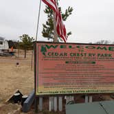 Review photo of Cedar Crest RV park by Julie H., January 17, 2019