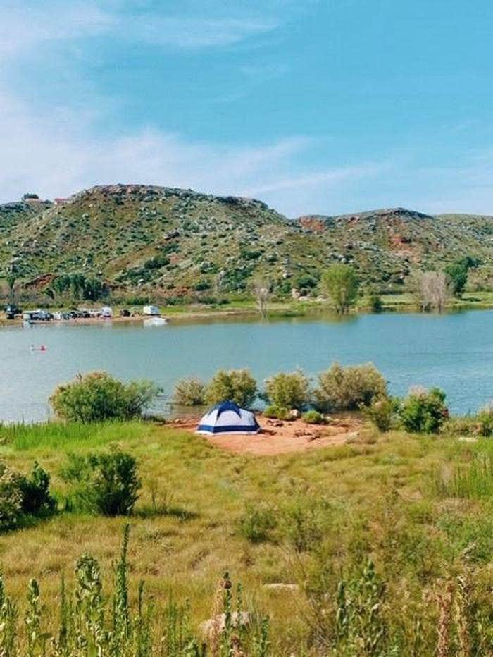 Camping near Sanford-Yake Campground — Lake Meredith National Recreation Area: Harbor Bay — Lake Meredith National Recreation Area, Fritch, Texas