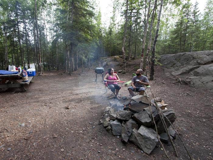 Camper submitted image from Upper Skilak Lake Campground - Kenai National Wildlife Refuge - 1