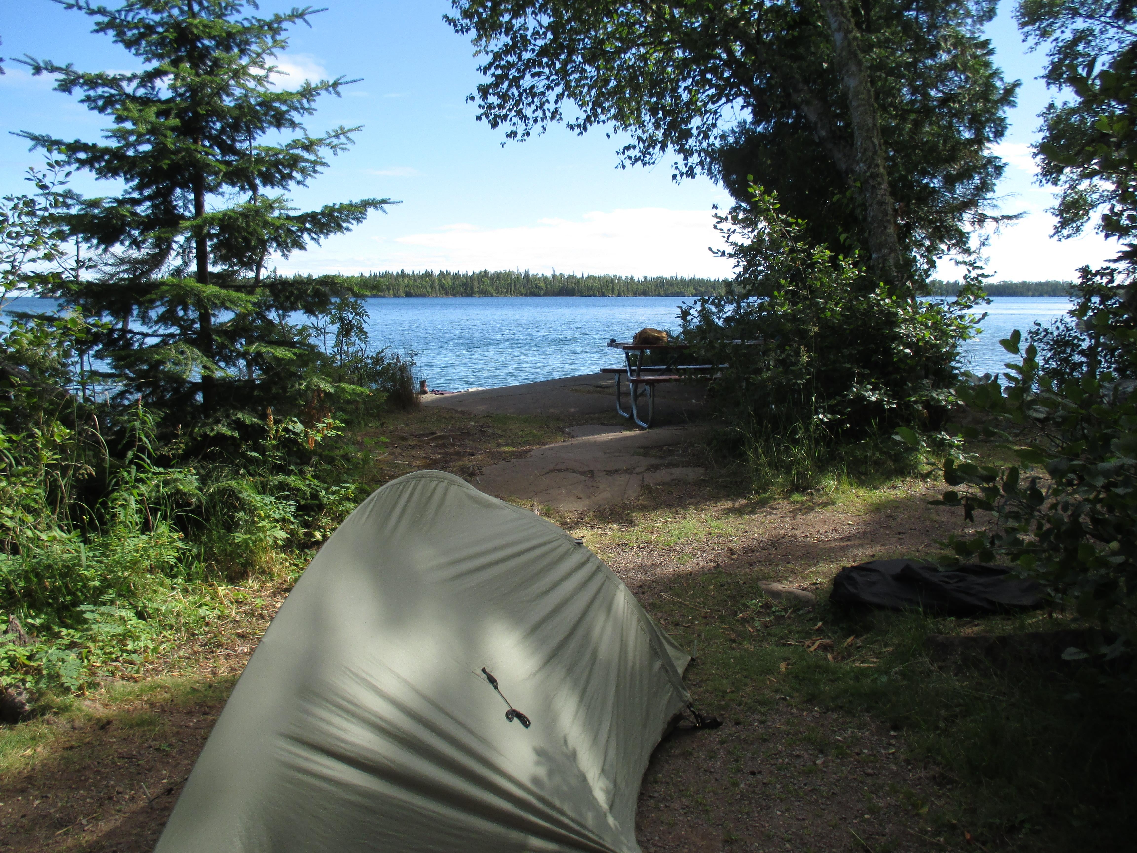 Camper submitted image from Three Mile Campground — Isle Royale National Park - 1