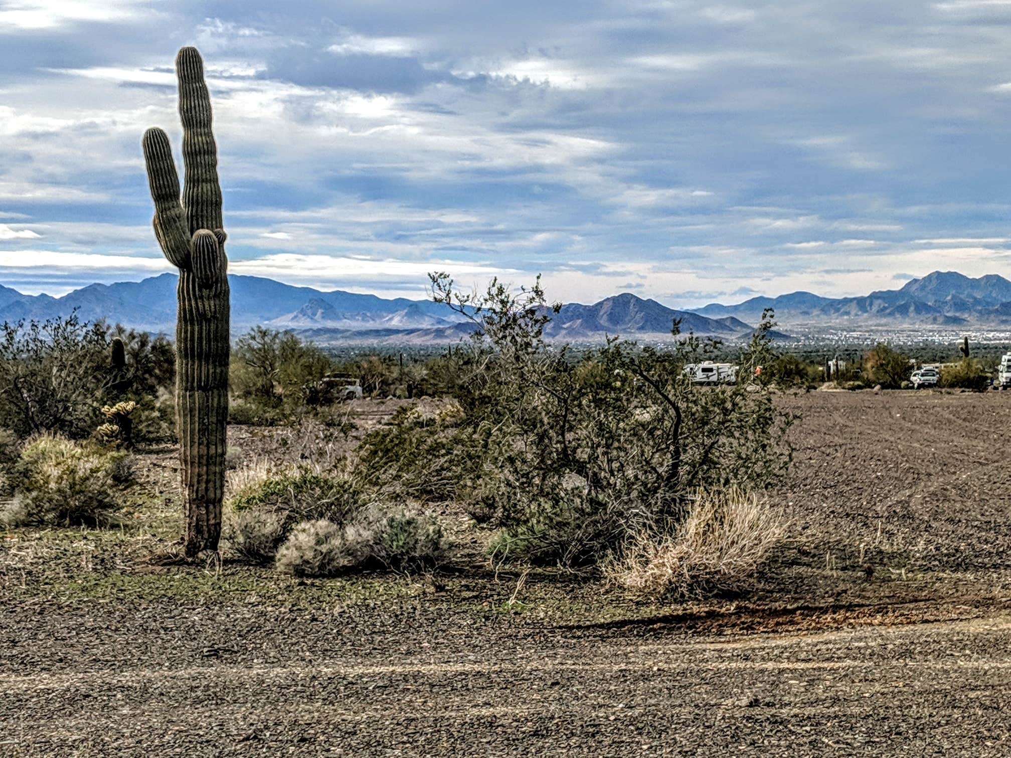 Scaddan Wash BLM Dispersed Camping Area Quartzsite, AZ