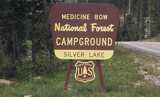 Camping near Bow River: Silver Lake Campground, Centennial, Wyoming
