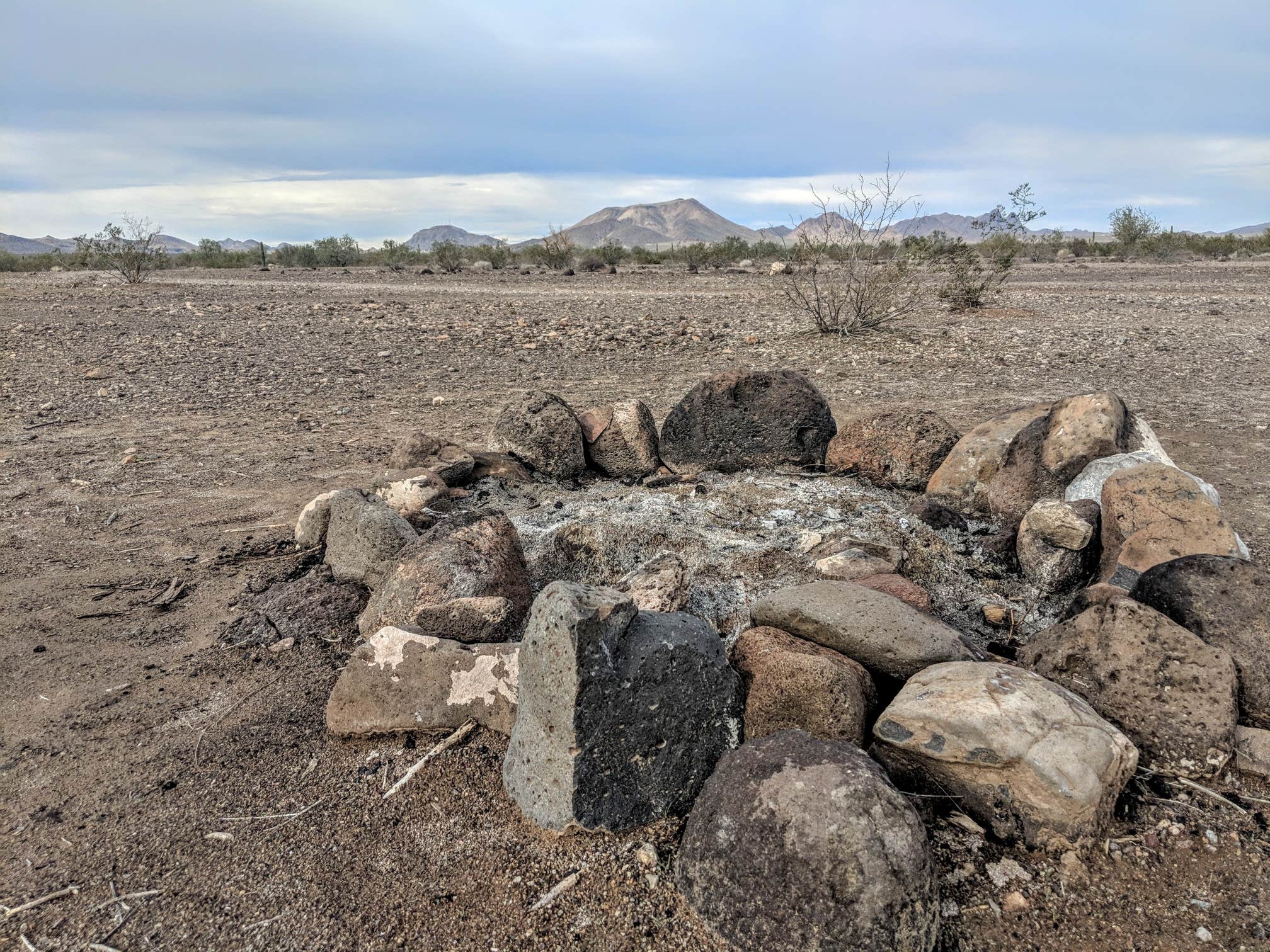 Camper-submitted photo at Ramsey Mine Rd. BLM Dispersed Camping Area near Salome, AZ