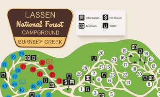 Camping near Volcano Country RV Park and Campground: Gurnsey Creek, Mill Creek, California