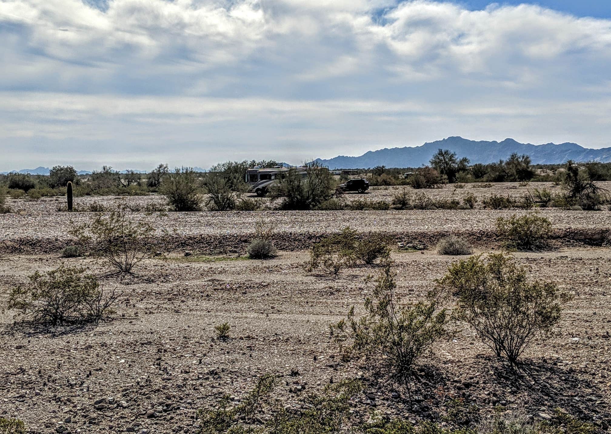 Dome Rock Road BLM Dispersed Camping Area Quartzsite, AZ