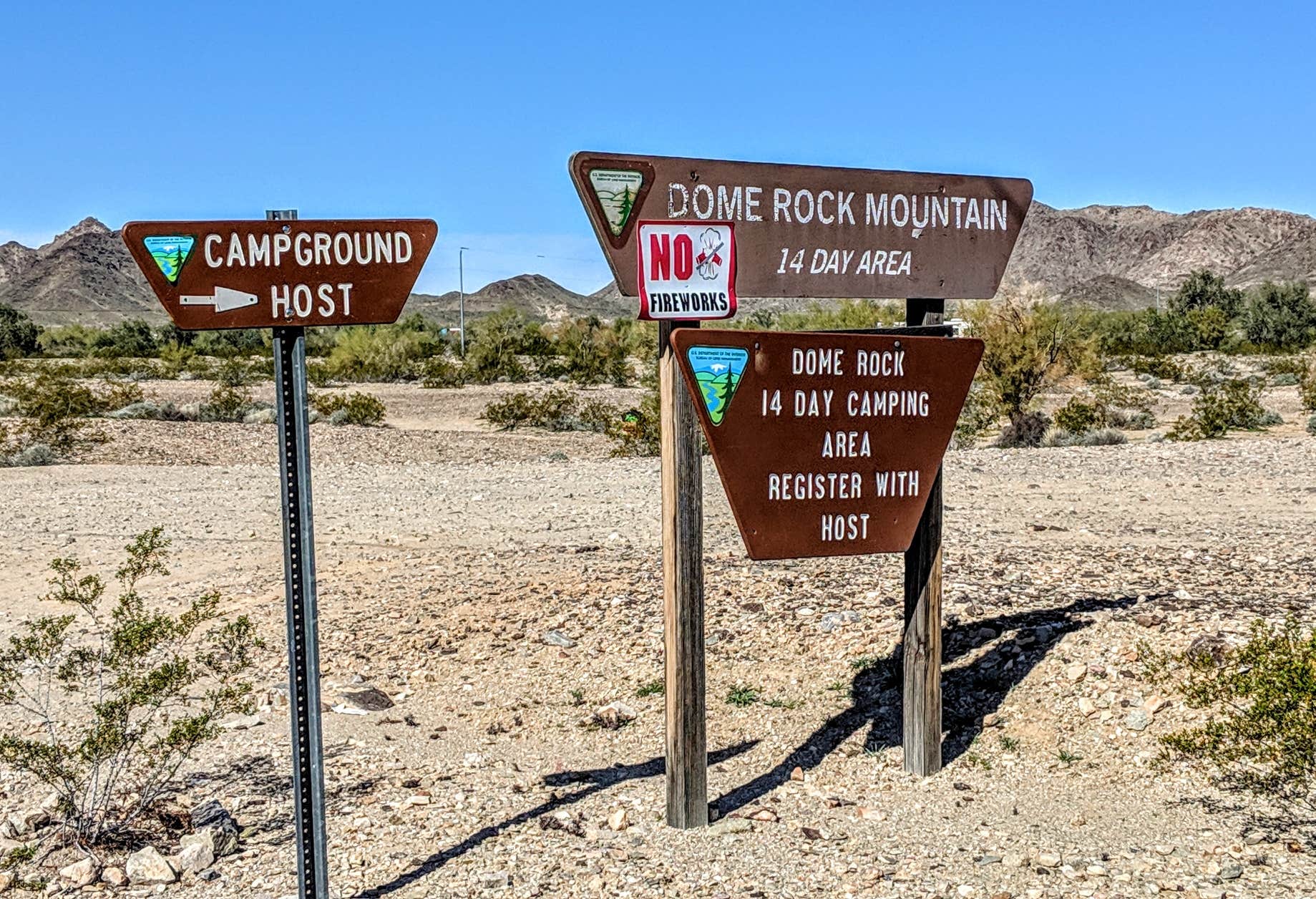 Camper submitted image from Dome Rock Road BLM Dispersed Camping Area - 4