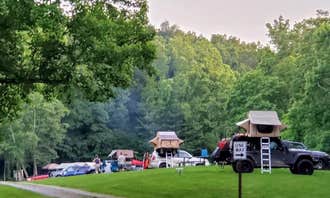 Camping near Coon Creek Cove, Mountain Hideaway: Bee Run Campground — Elk River Wildlife Management Area, Napier, West Virginia