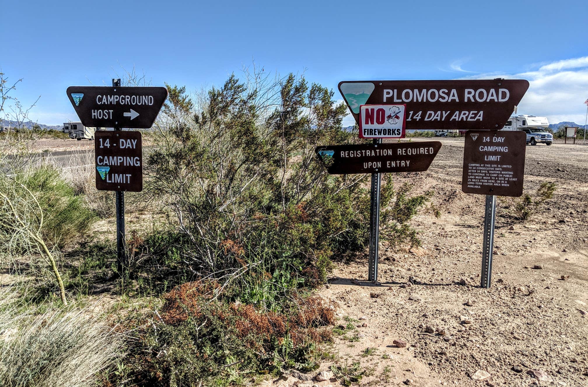 Camper submitted image from Plamosa BLM Dispersed Camping Area - 2