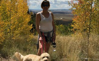 Marty L.'s photo of camping with pets at Kenosha Pass Campground near Como, CO