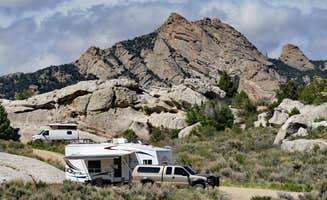 The Dyrt's photo of rv camping at City of Rocks Campground — City of Rocks Natural Reserve near Almo, ID
