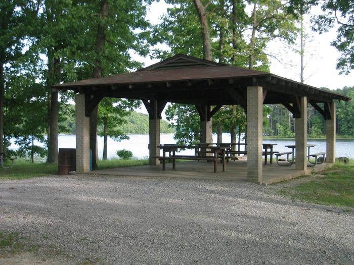 Camper submitted image from Crab Orchard National Wildlife Refuge Devil's Kitchen Group Campground - 1