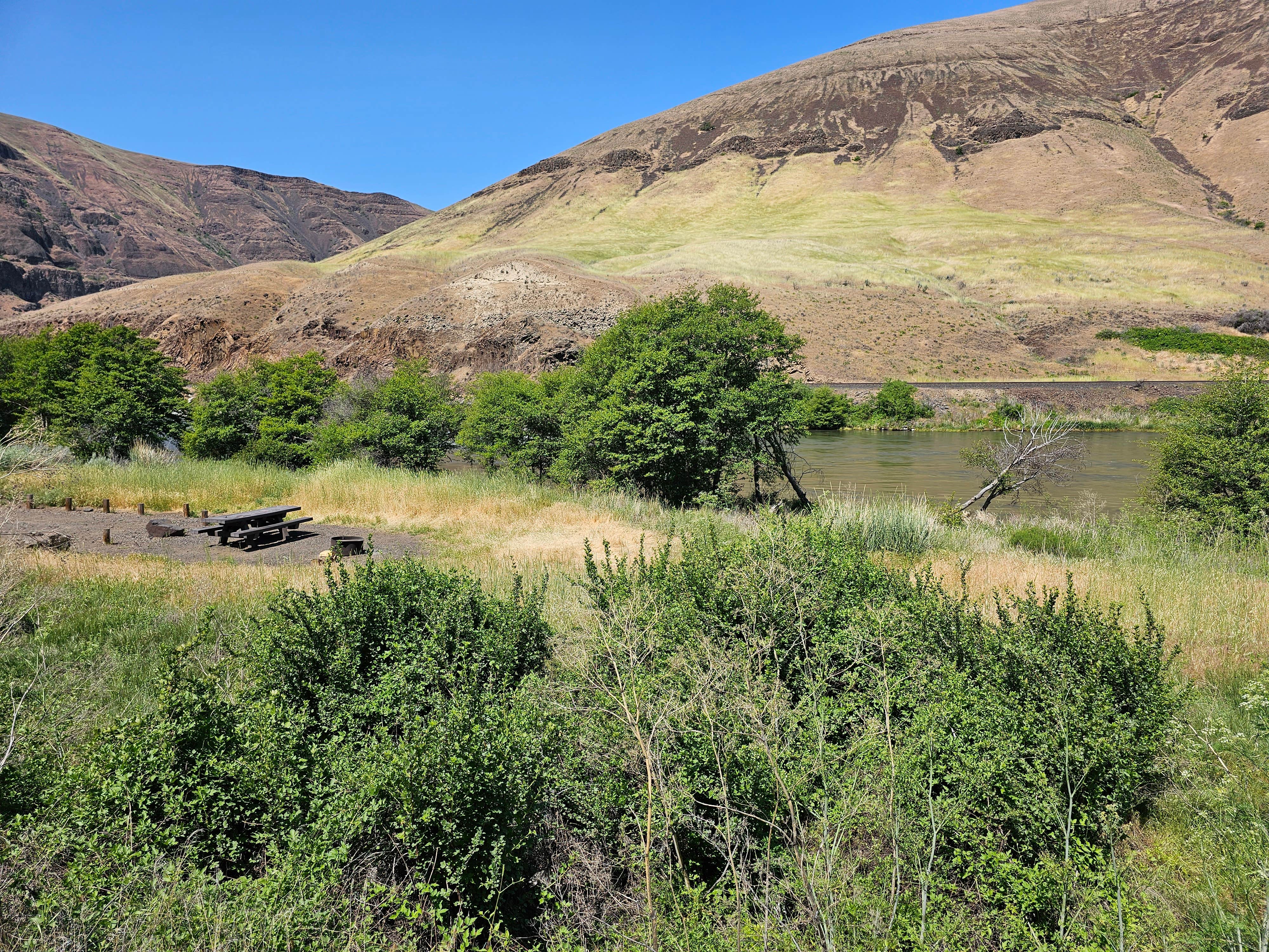 Camper-submitted photo at Jones Canyon Campground — Lower Deschutes Wild And Scenic River near Maupin, OR