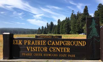 Camping near Golden Bear RV Park: Elk Prairie Campground — Prairie Creek Redwoods State Park, Orick, California